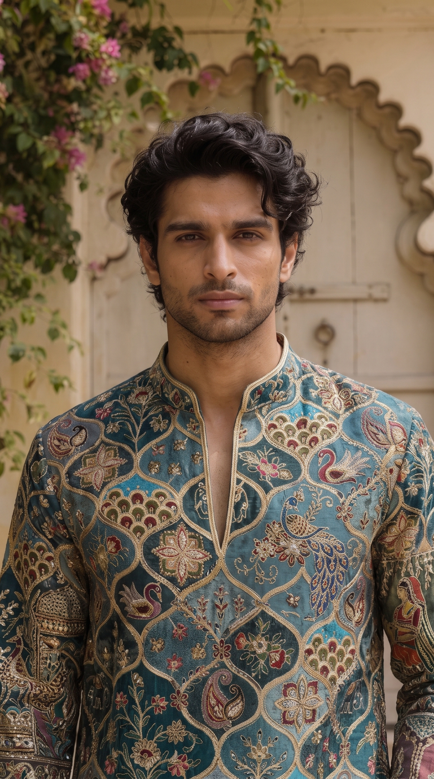 Imperial Peacock Heritage Kurta