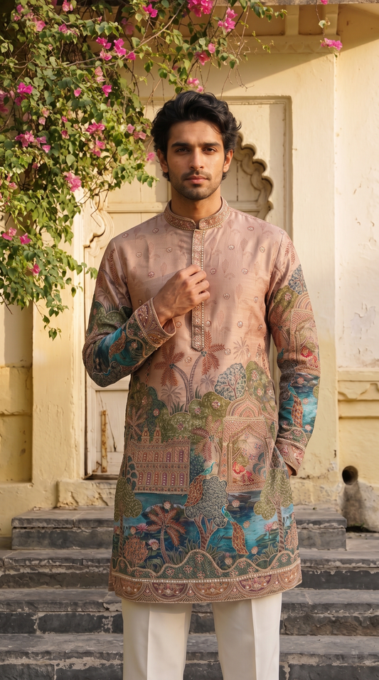 Heritage Garden Printed Kurta