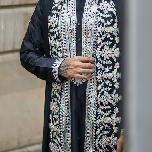 Midnight Pichwai Bloom Kurta