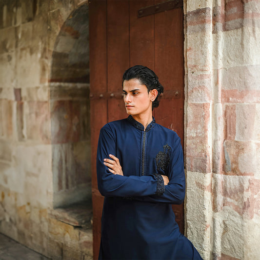 Midnight Luxe Embellished Kurta