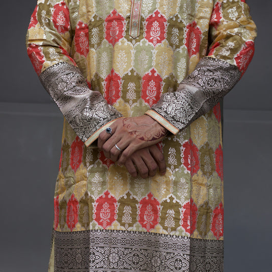 Golden Buta Heritage Kurta