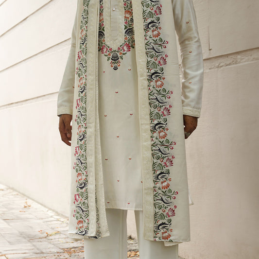 Ivory Garden Festive Kurta Set