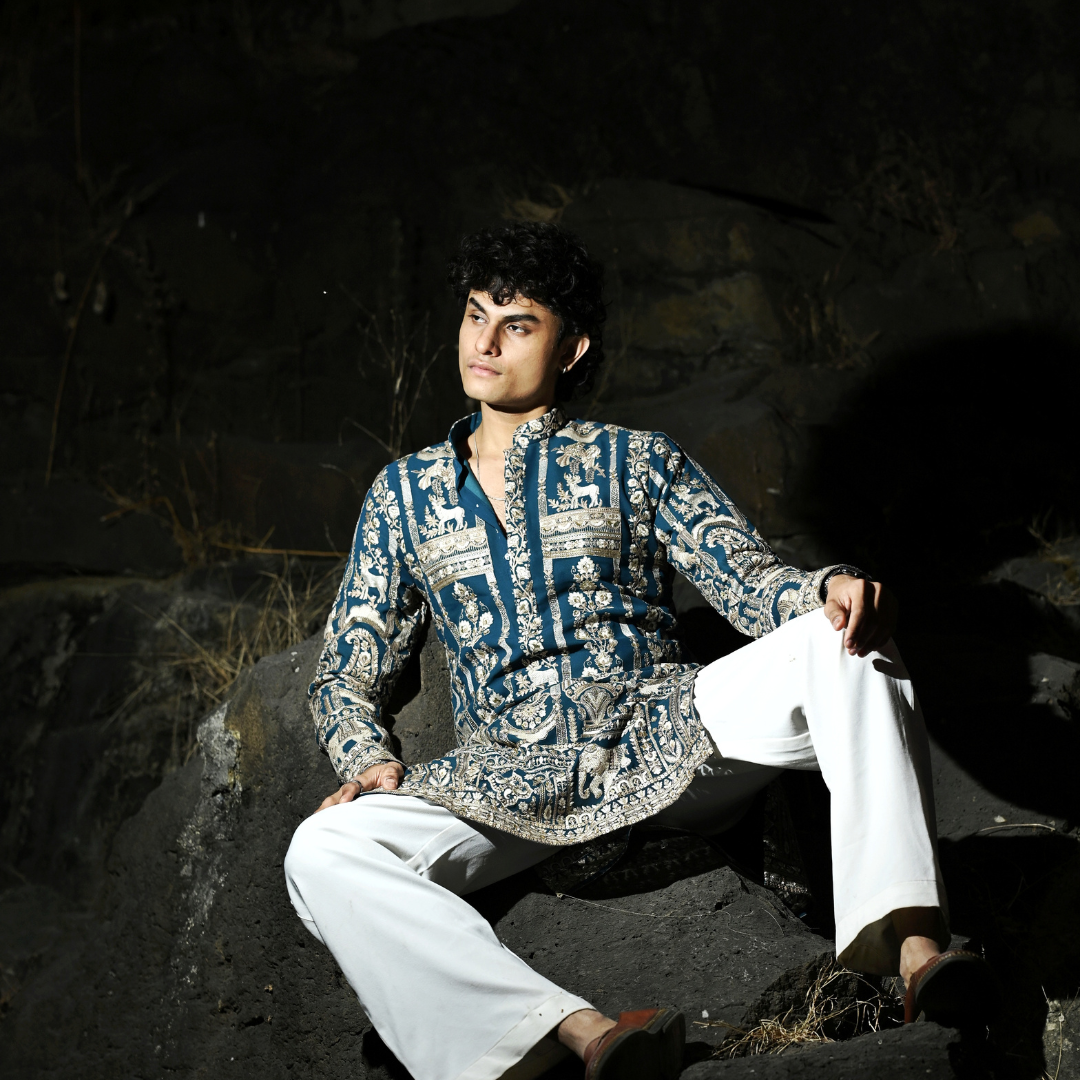 Imperial Blue Majesty Kurta