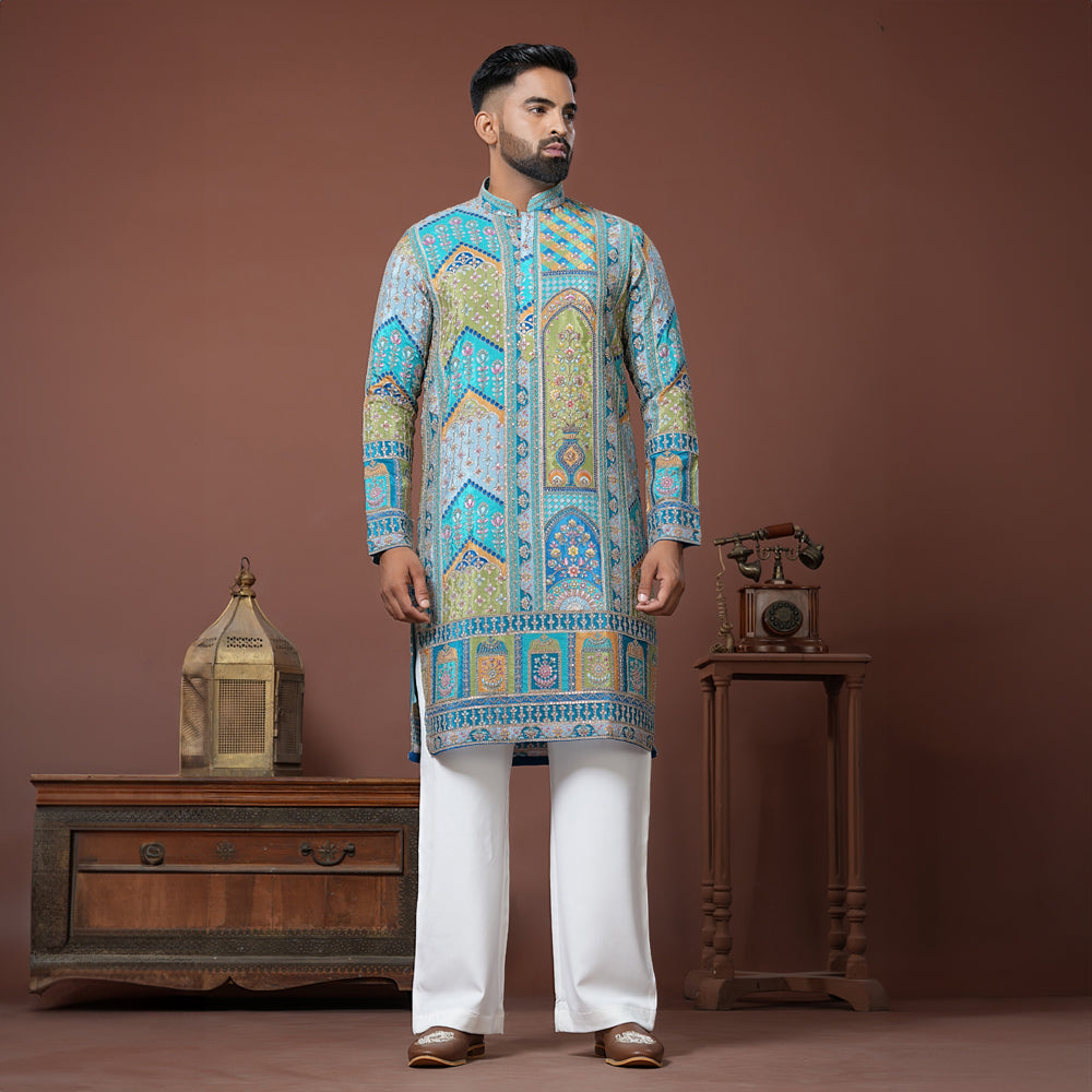 Mehraab Mosaic Kurta