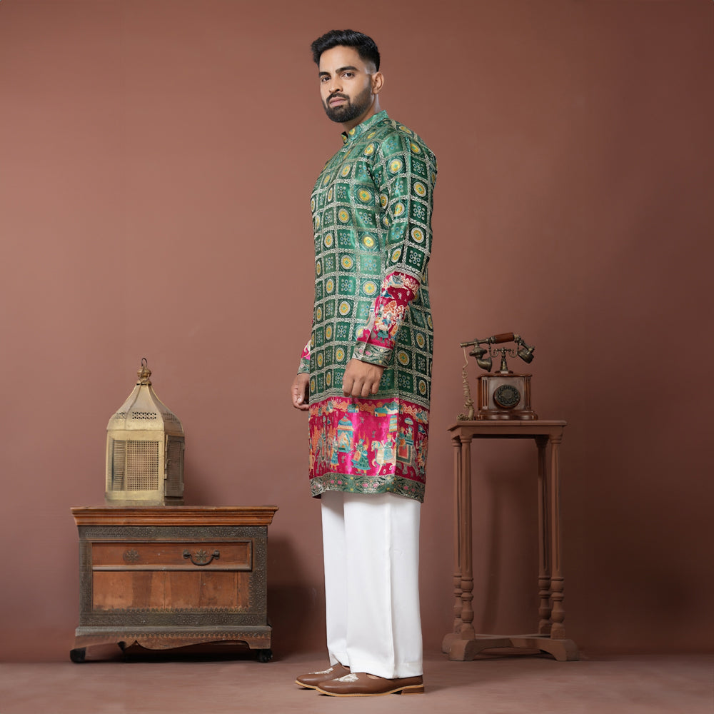 Emerald Darbar Kurta
