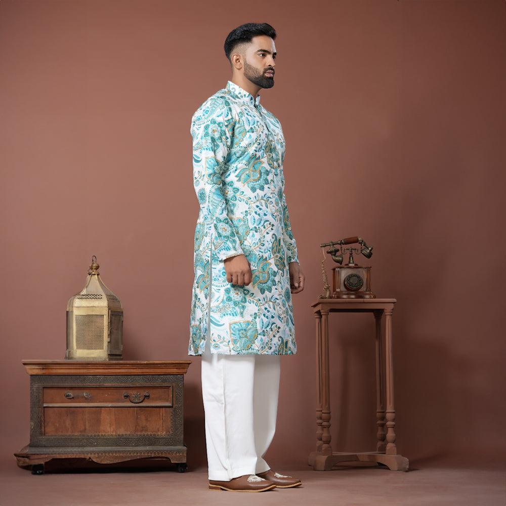 Aqua Garden Kurta