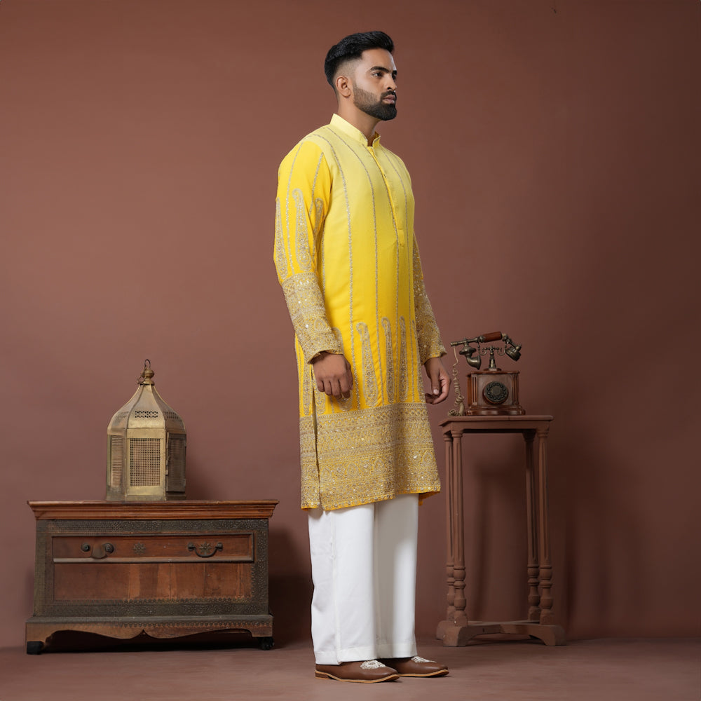 Haldi Royale Kurta