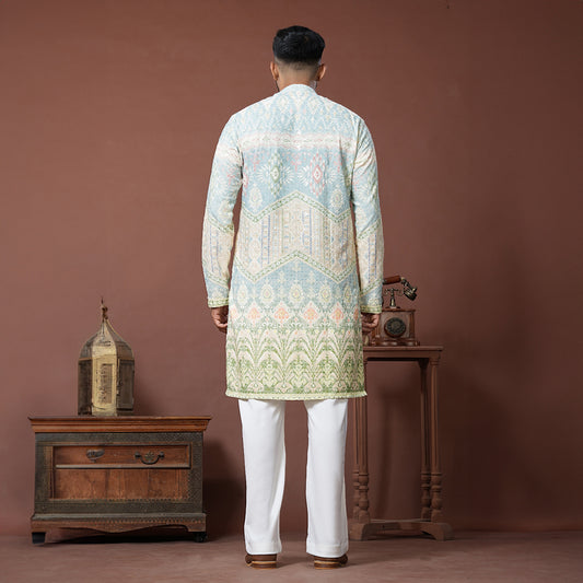 Pastel Heritage Kurta