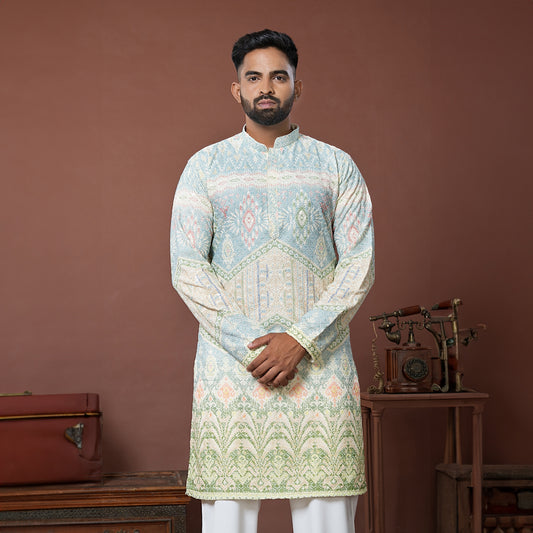 Pastel Heritage Kurta