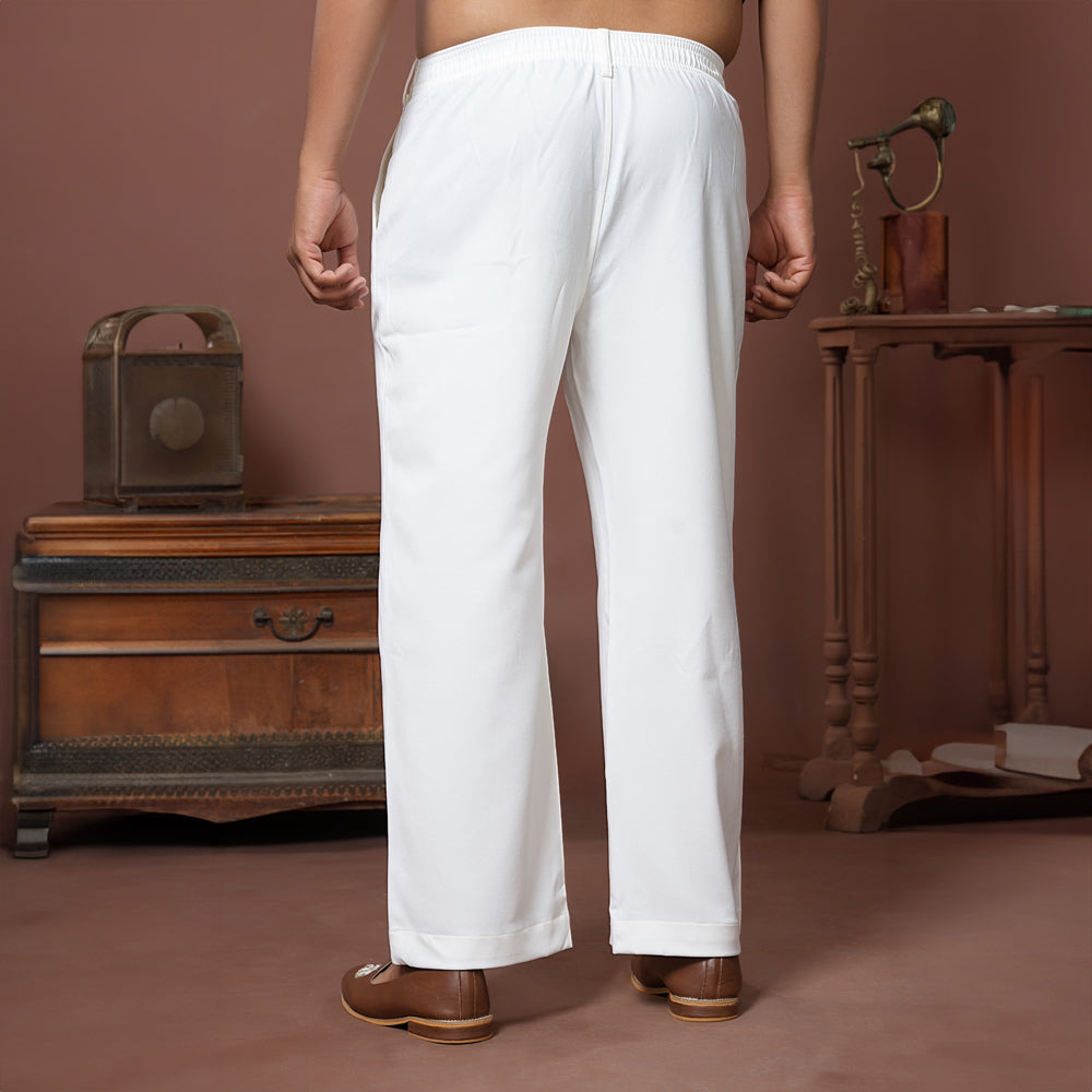 Classic White Loose Pant