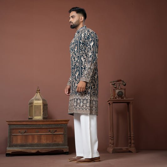 Noir Garden Kurta