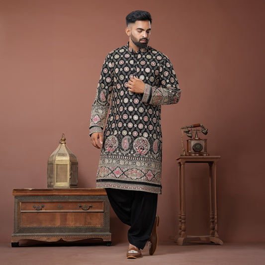 Midnight Maharaja Kurta