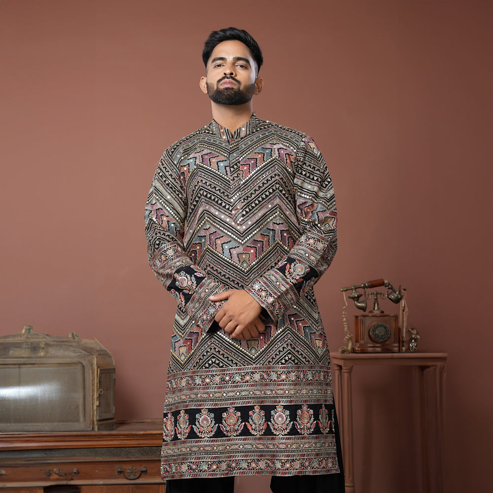 Chevron Royale Kurta