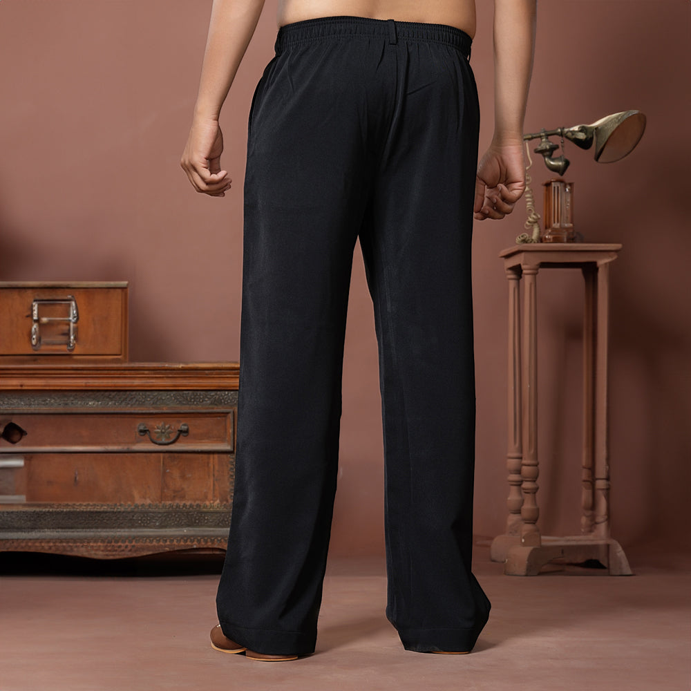 Noir Classic Loose Trousers