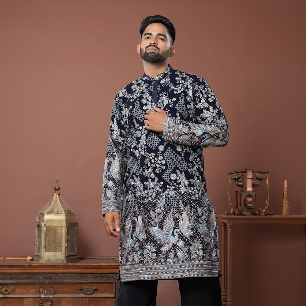 Royal Swan Kurta