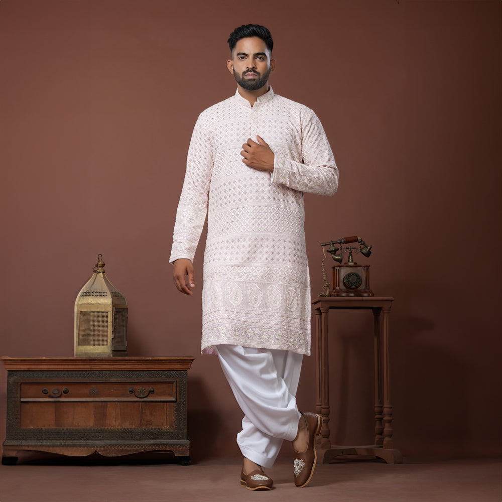 Blush Heritage Kurta