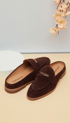Dark Brown Classic Loafer Mojdi