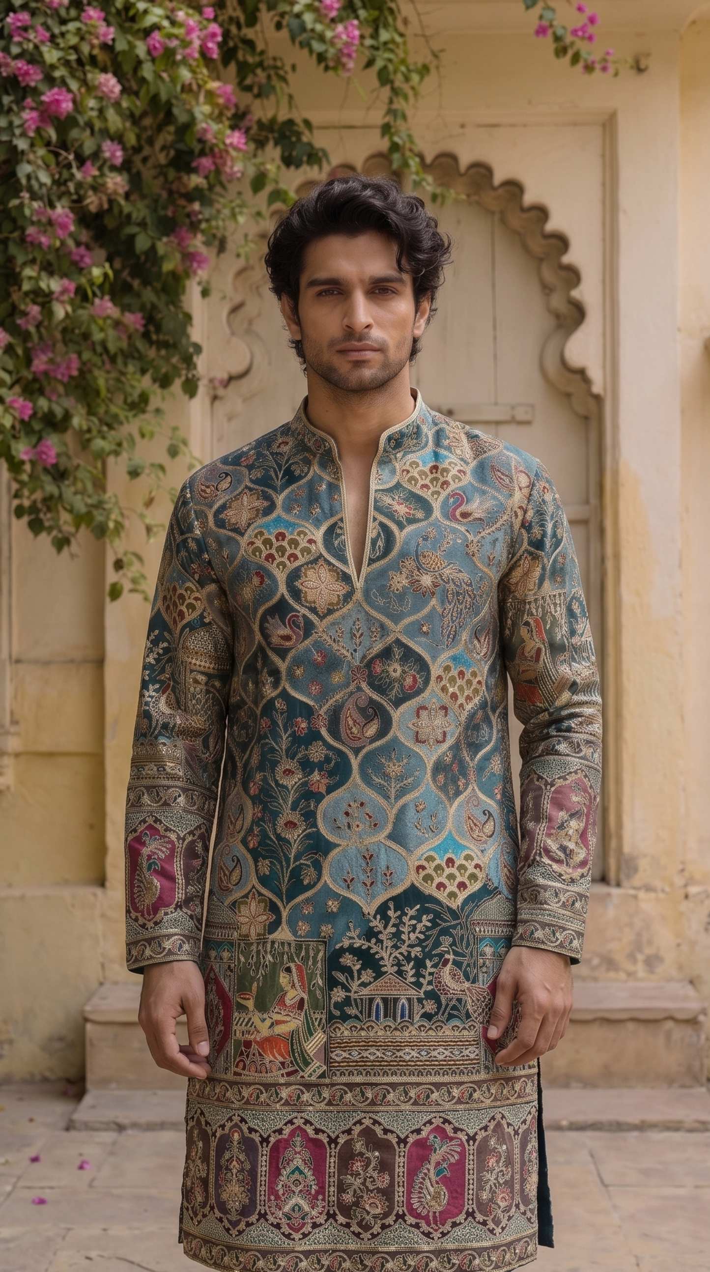 Imperial Peacock Heritage Kurta