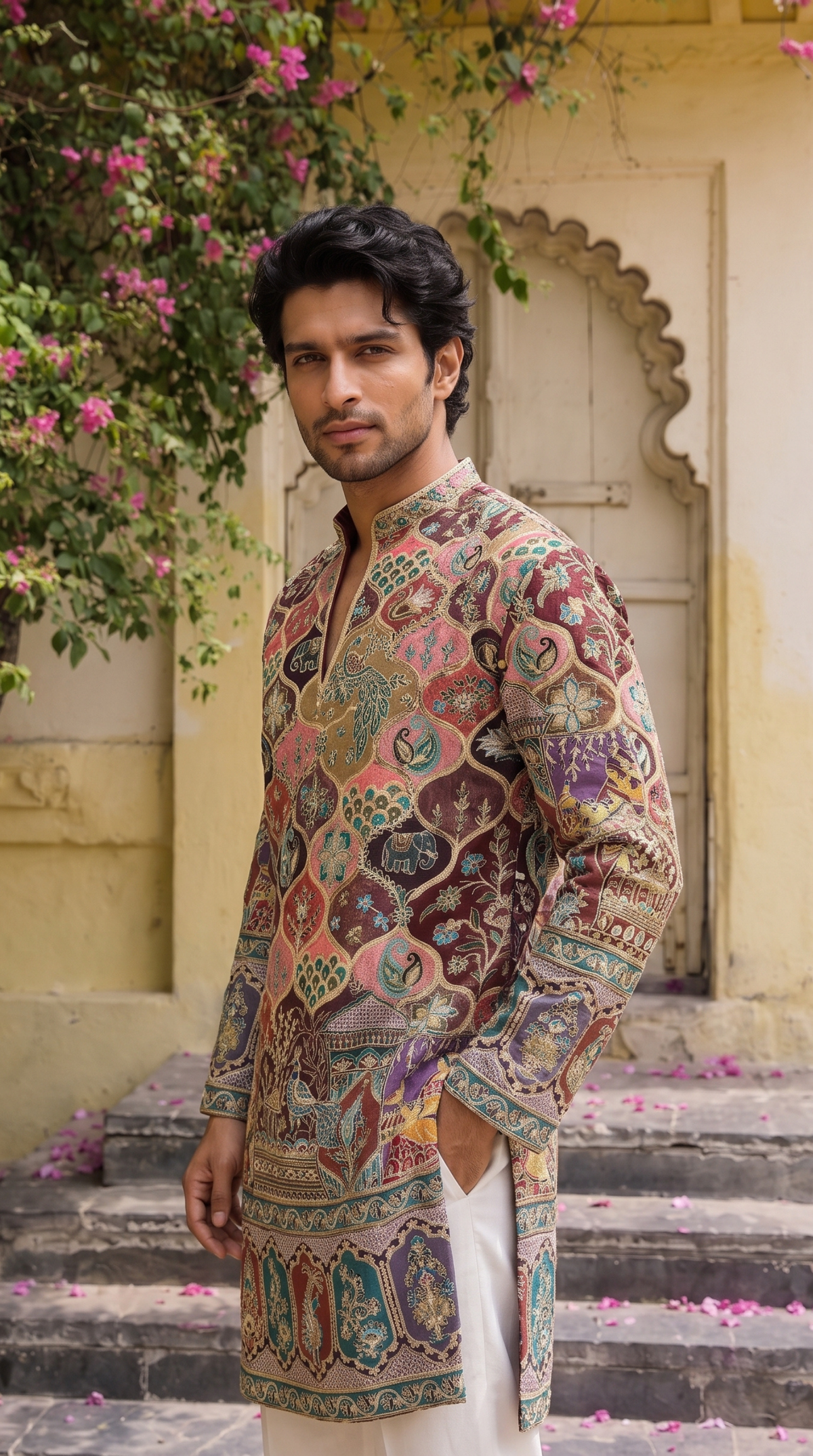 Royal Mosaic Heritage Kurta