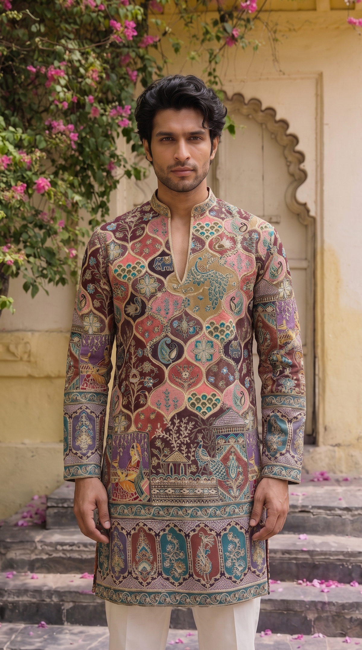 Royal Mosaic Heritage Kurta
