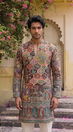 Royal Mosaic Heritage Kurta