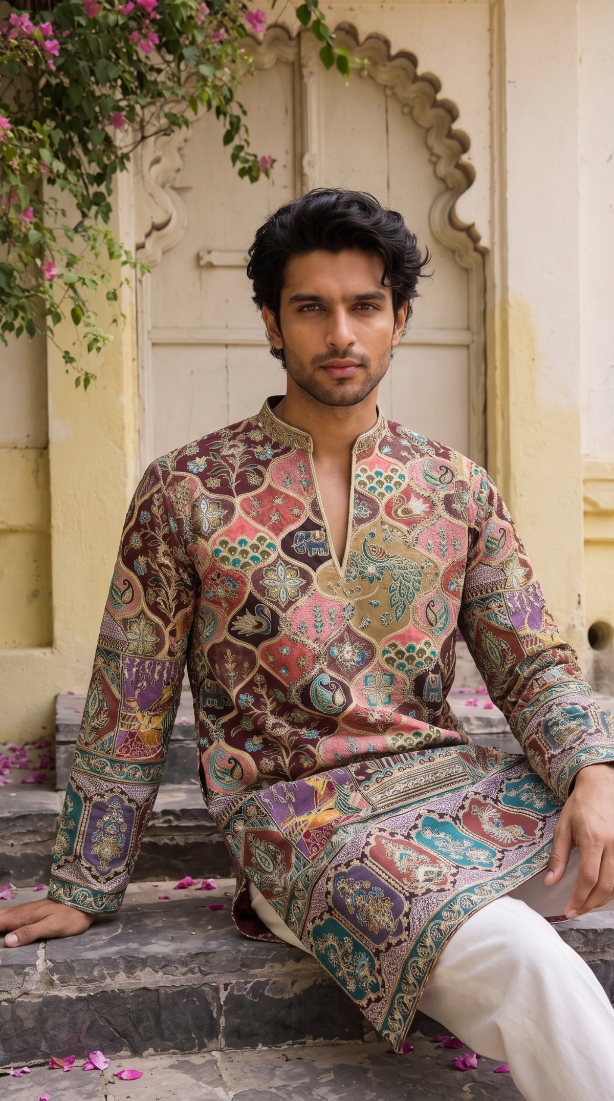 Royal Mosaic Heritage Kurta
