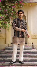 Midnight Royale Embroidered Kurta