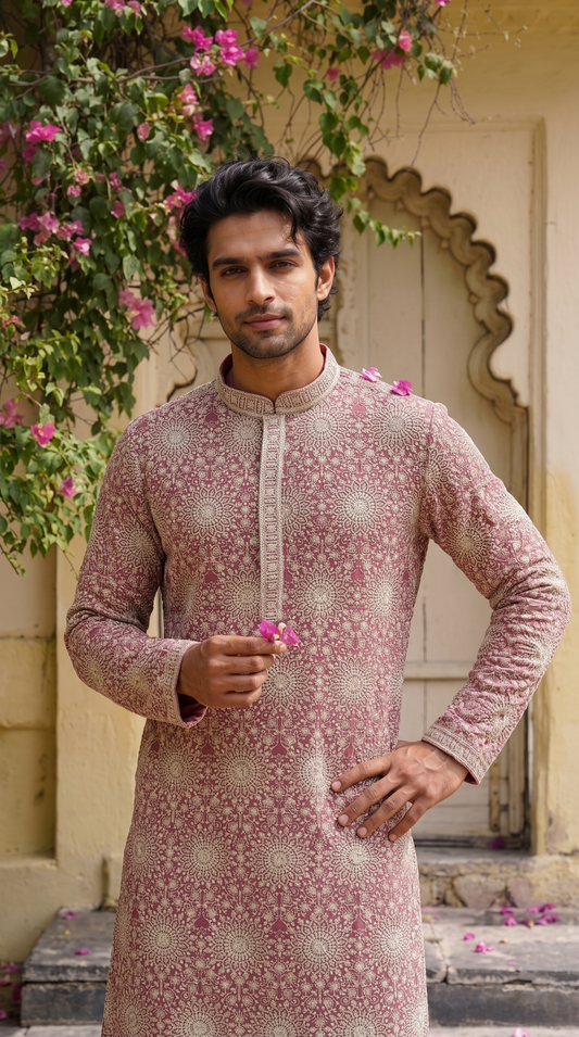 Rose Bloom Printed Kurta