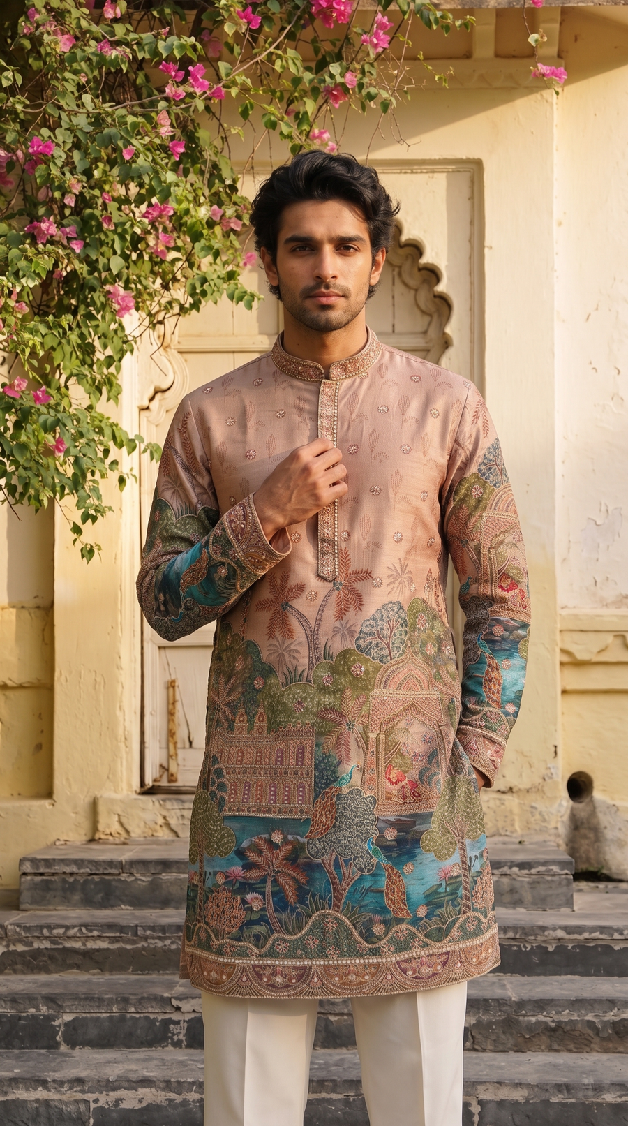 Heritage Garden Printed Kurta
