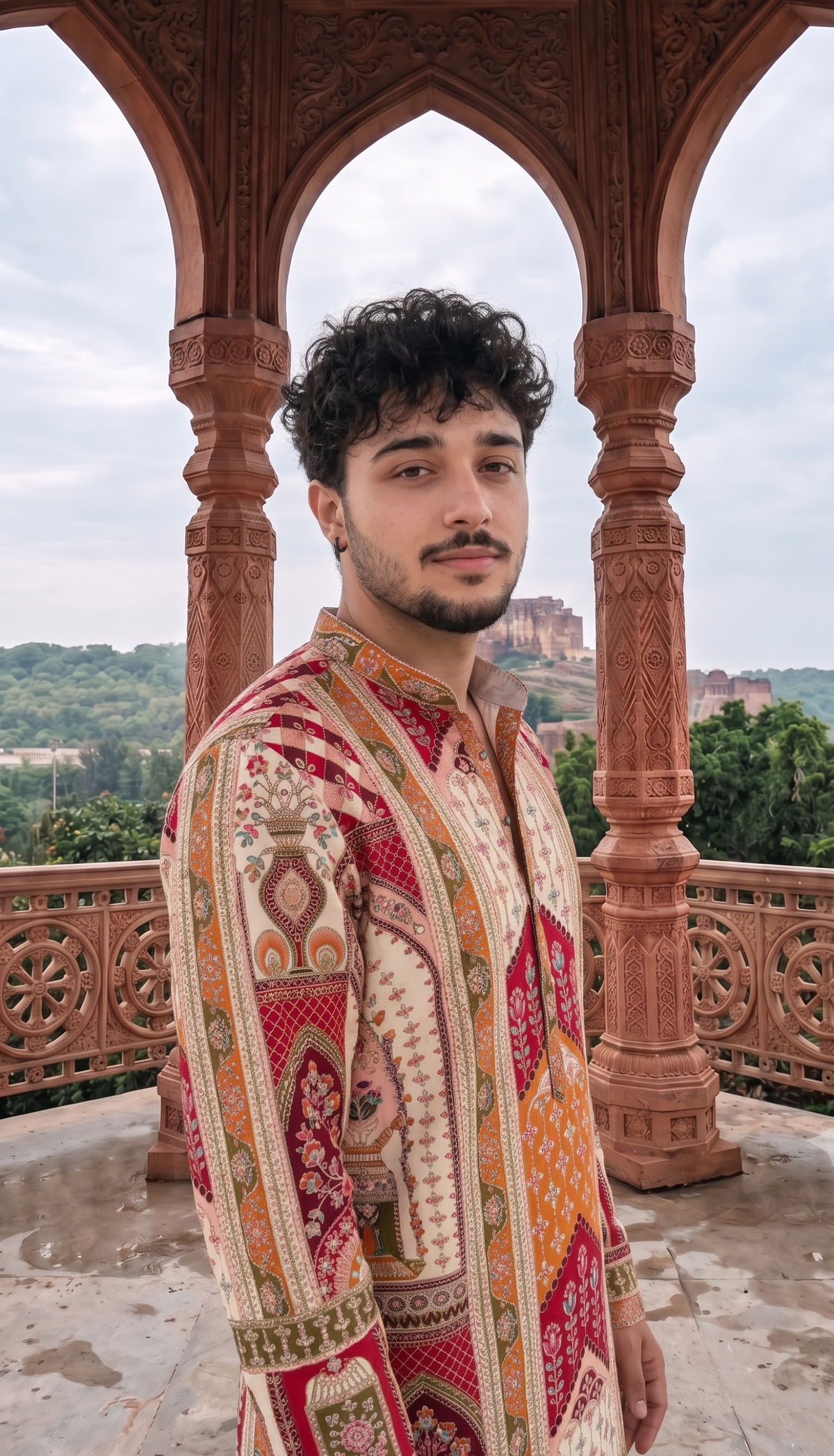 Multicolour Heritage Kurta