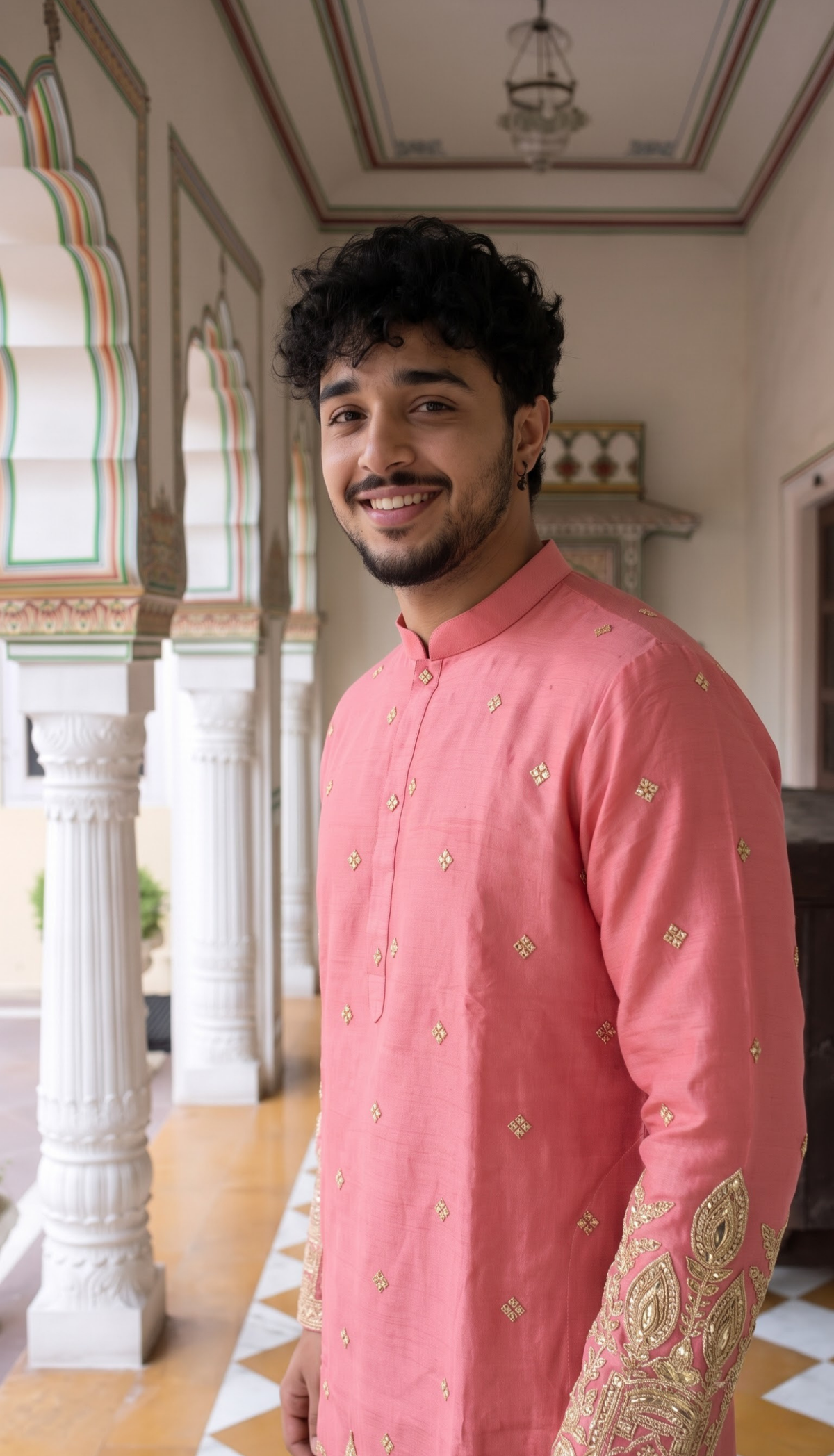 Rose Pink Kurta