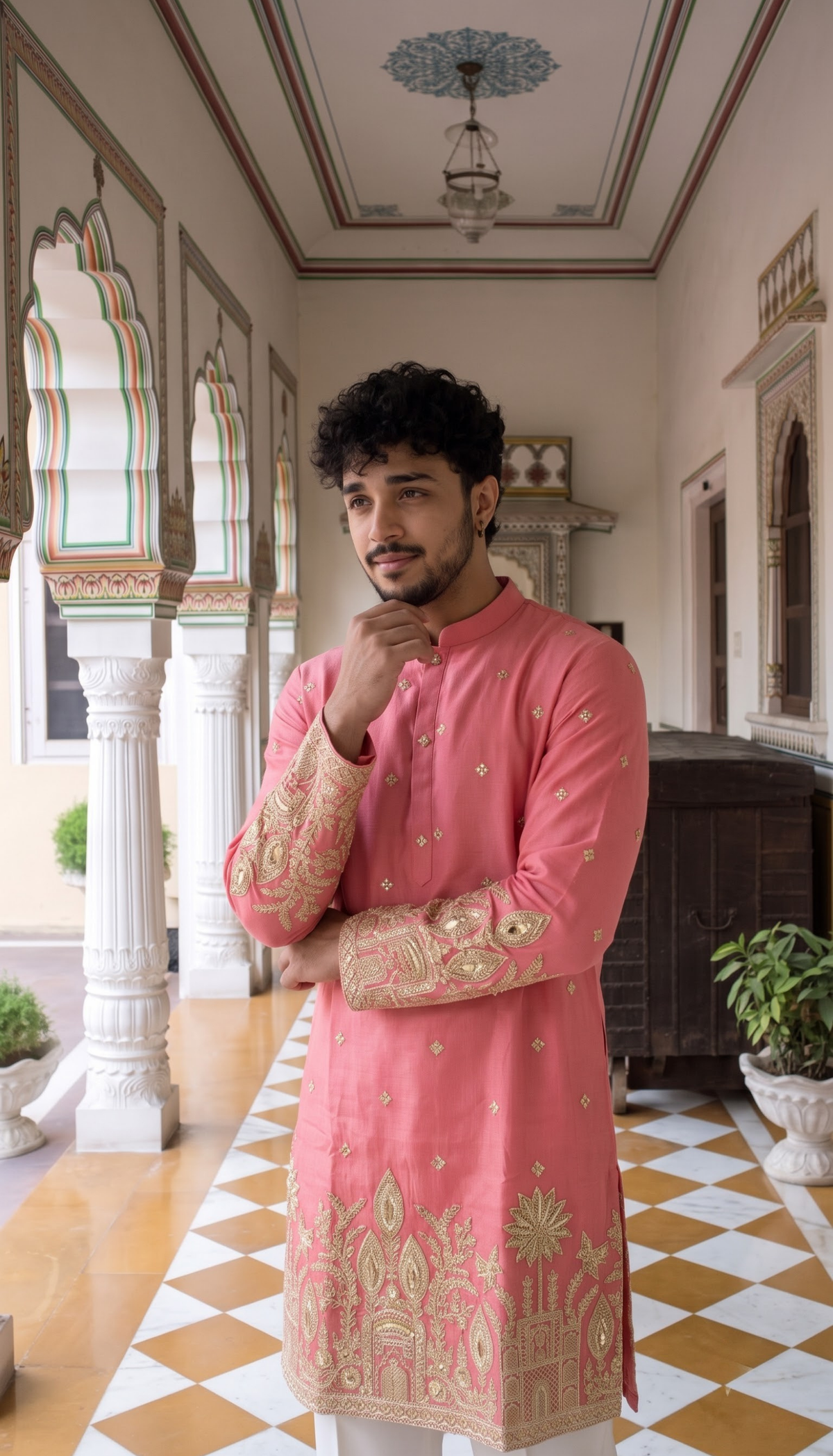 Rose Pink Kurta