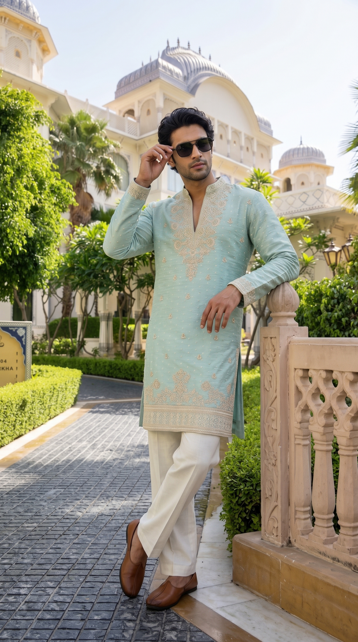 Mint Royale Embroidered Kurta