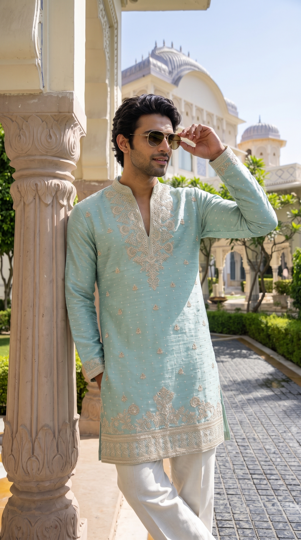 Mint Royale Embroidered Kurta