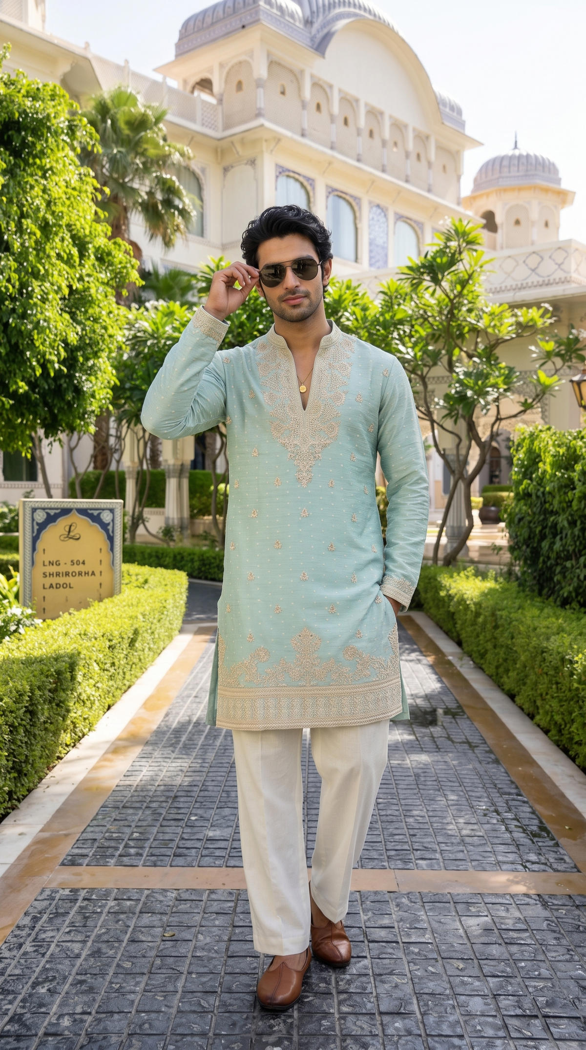 Mint Royale Embroidered Kurta