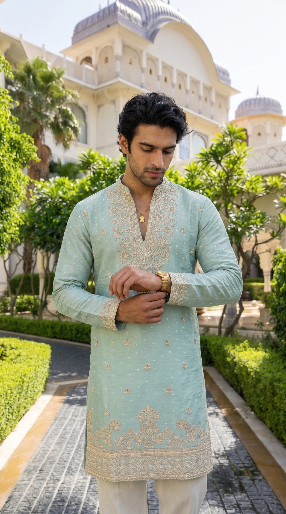 Mint Royale Embroidered Kurta