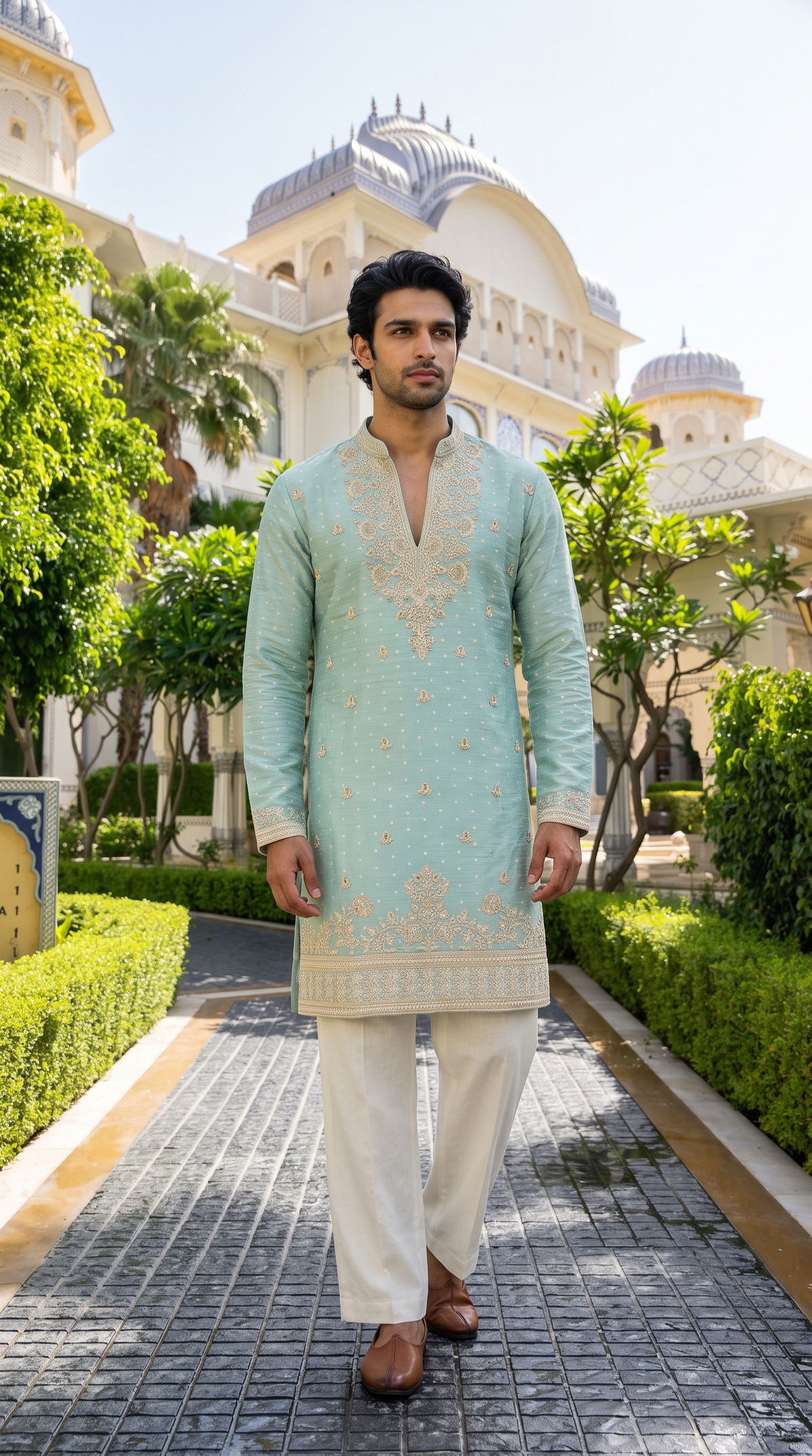 Mint Royale Embroidered Kurta