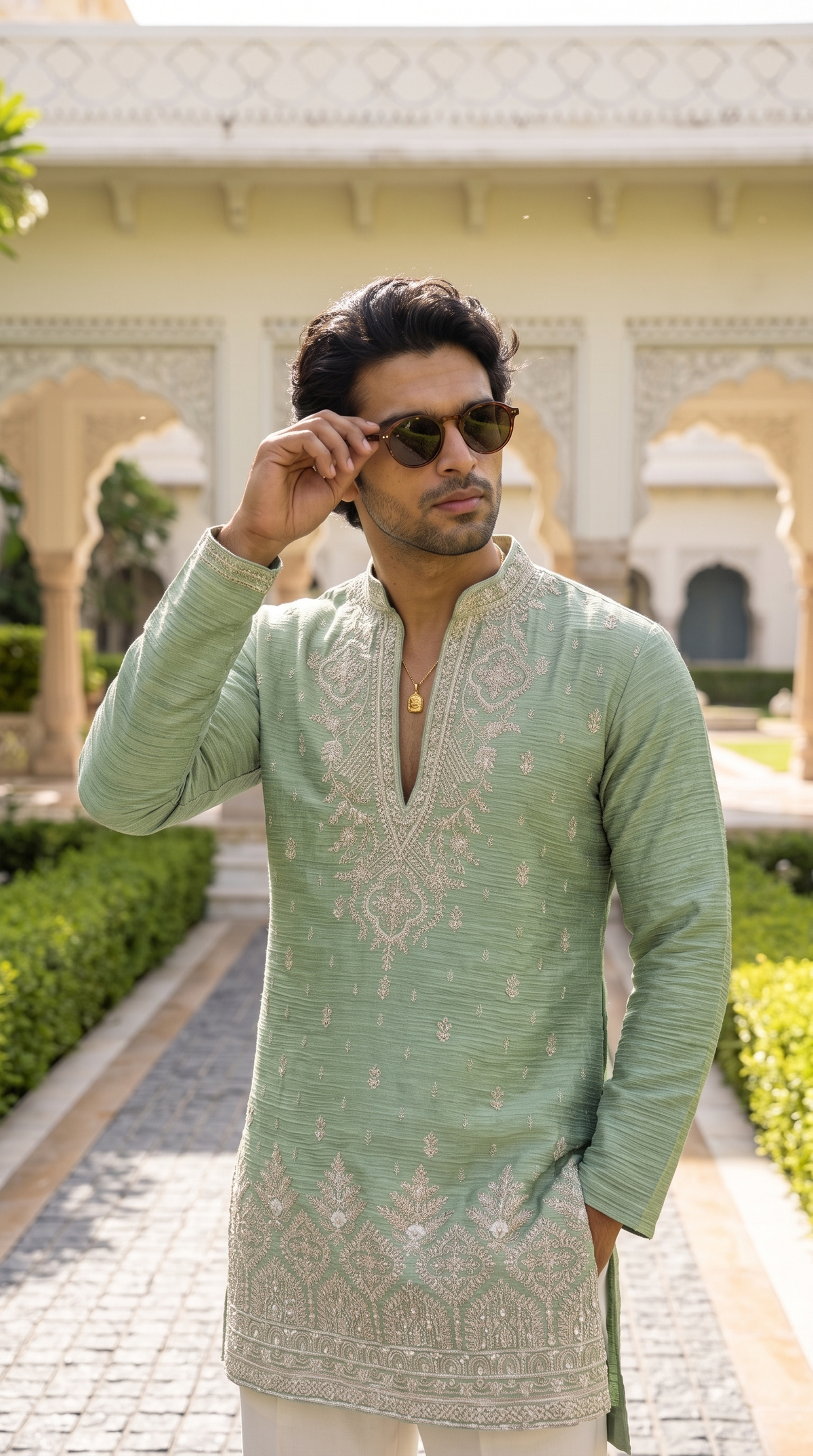 Mint Royale Embroidered Kurta
