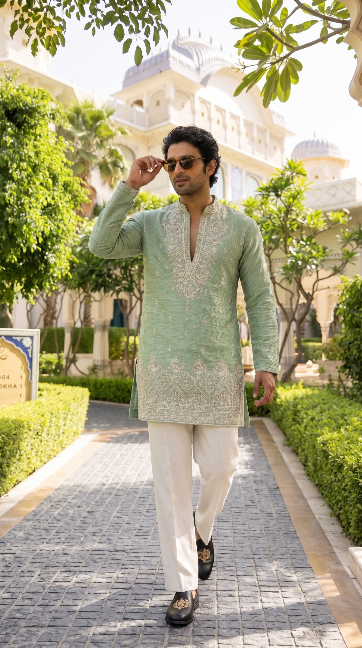 Mint Royale Embroidered Kurta