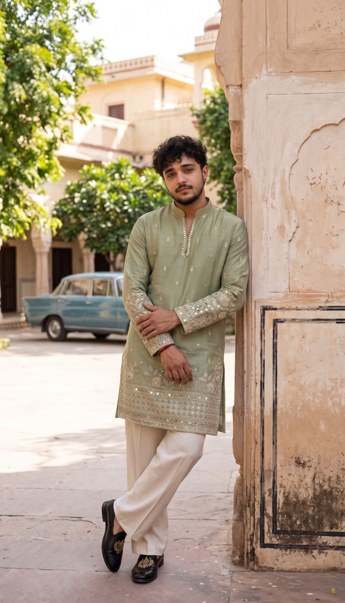 Sage Green Kurta