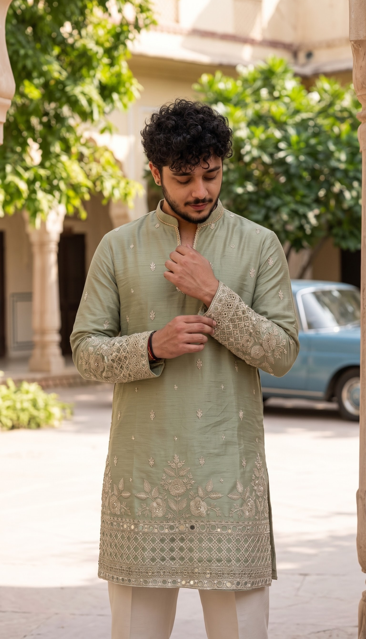 Sage Green Kurta