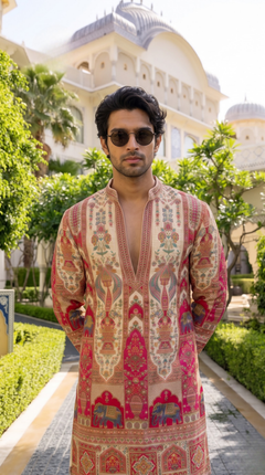 Ivory Royale Heritage Embroidered Kurta