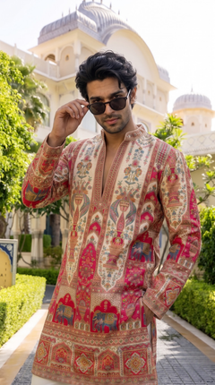 Ivory Royale Heritage Embroidered Kurta