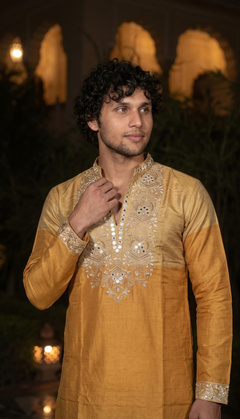 Golden Mustard Kurta