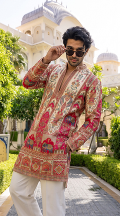 Ivory Royale Heritage Embroidered Kurta