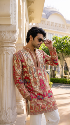 Ivory Royale Heritage Embroidered Kurta