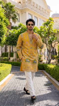 Sunrise Heritage Tapestry Embroidered Kurta