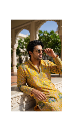 Sunrise Heritage Tapestry Embroidered Kurta