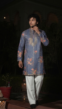 Dusty Blue Kurta
