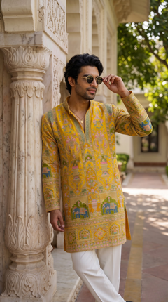 Sunrise Heritage Tapestry Embroidered Kurta